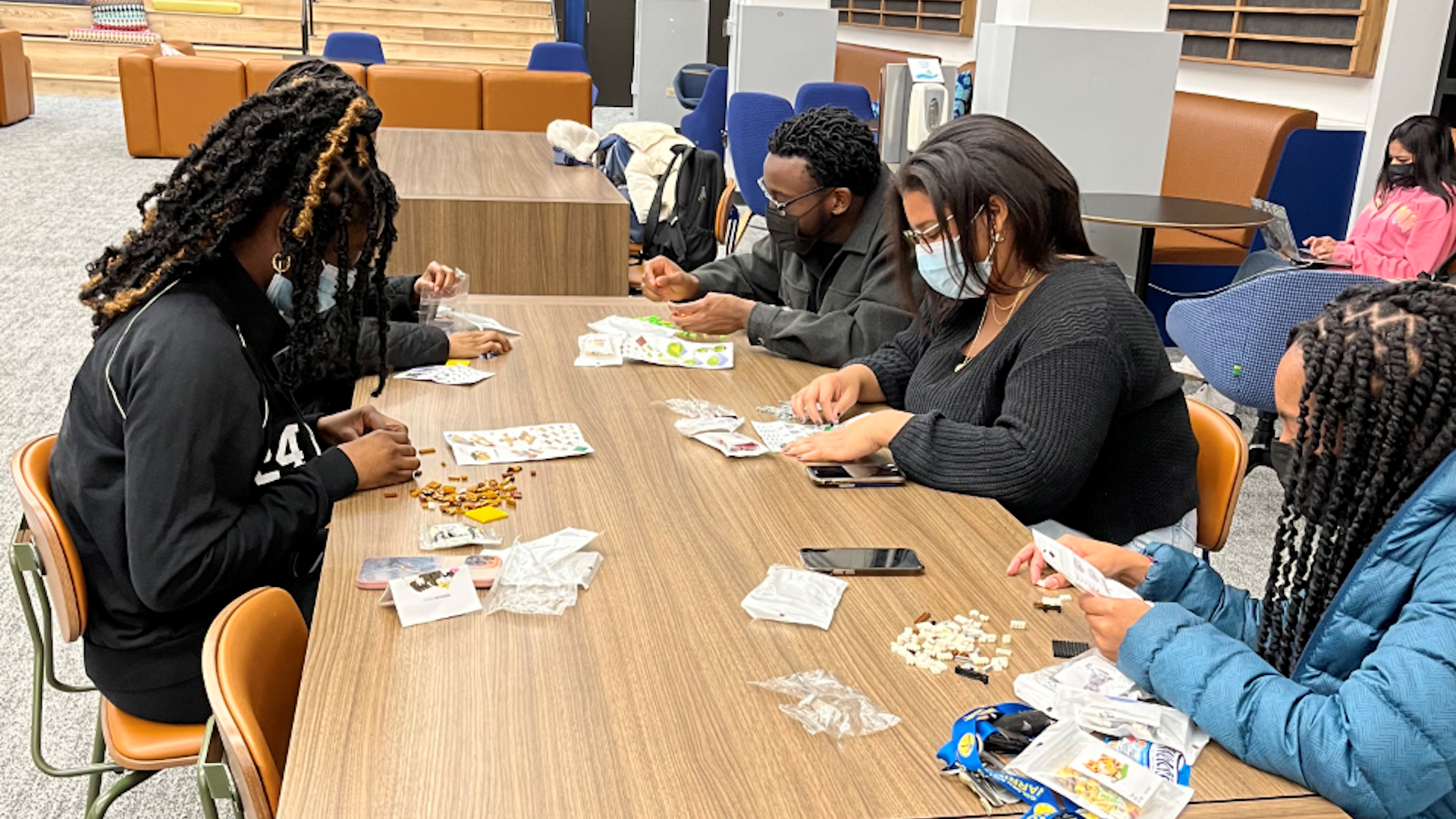 Spring start students with "take-and-make" kits